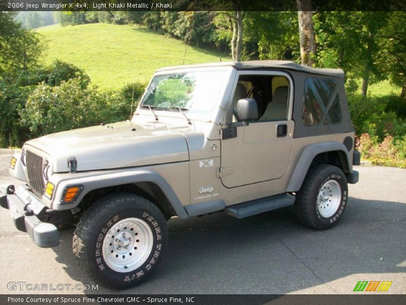 Light Khaki Metallic / Khaki 2006 Jeep Wrangler X 4x4