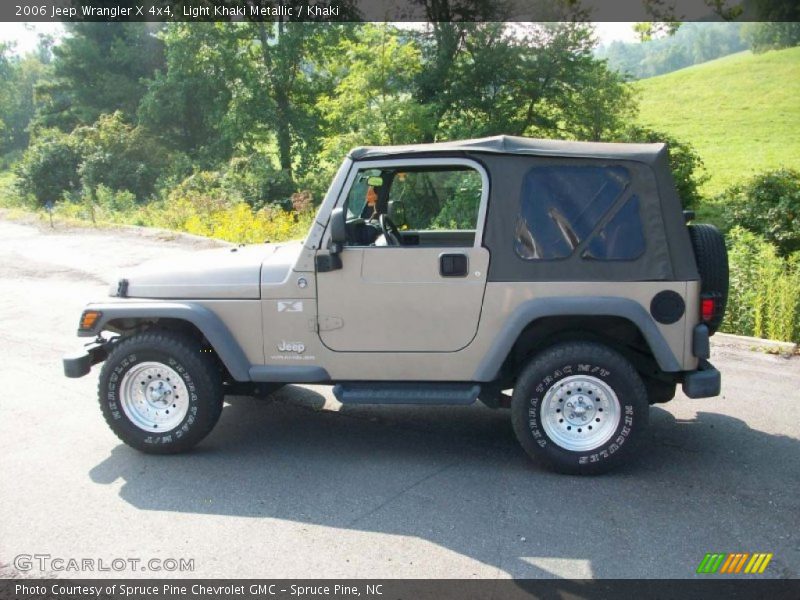 Light Khaki Metallic / Khaki 2006 Jeep Wrangler X 4x4