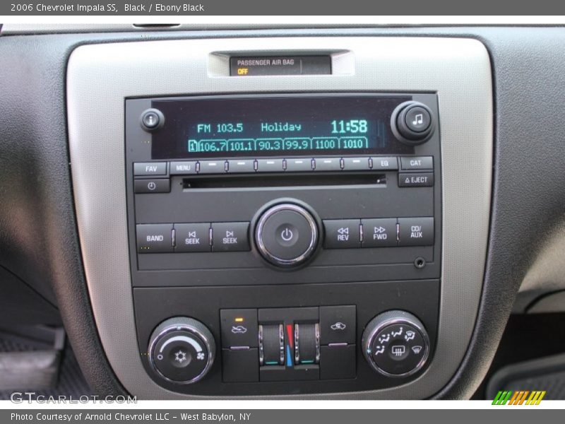 Black / Ebony Black 2006 Chevrolet Impala SS