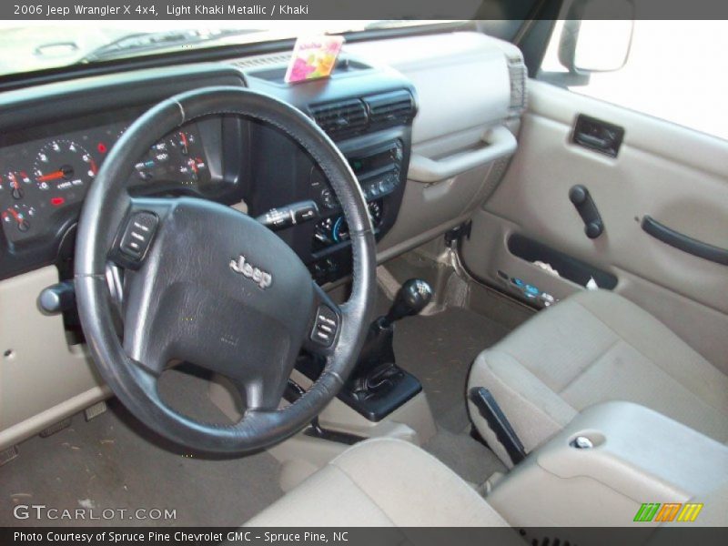 Light Khaki Metallic / Khaki 2006 Jeep Wrangler X 4x4