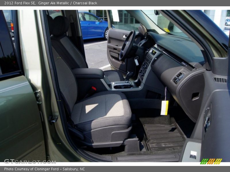 Ginger Ale Metallic / Charcoal Black 2012 Ford Flex SE