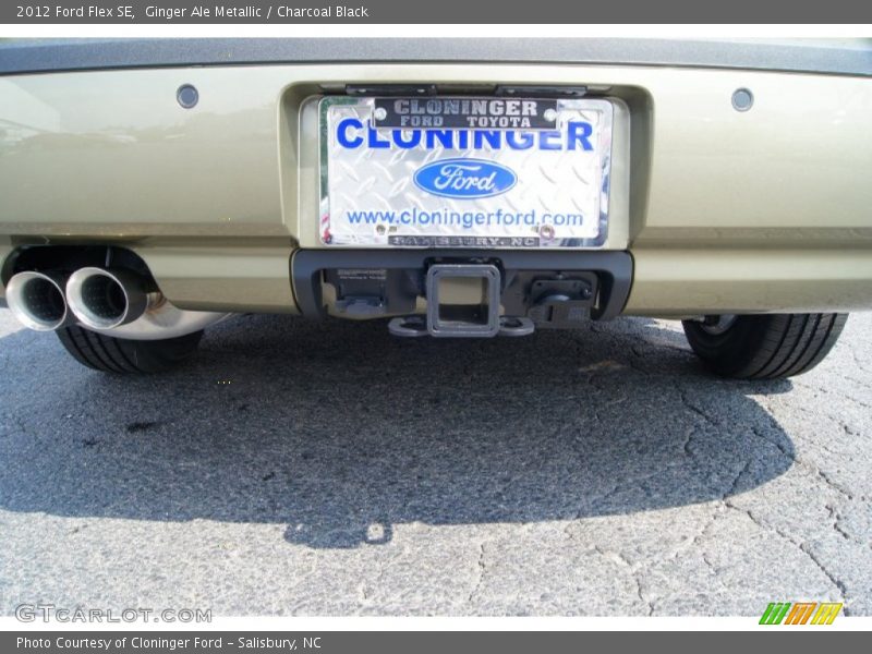 Ginger Ale Metallic / Charcoal Black 2012 Ford Flex SE