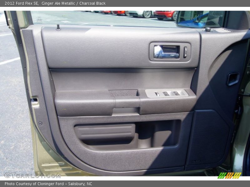 Ginger Ale Metallic / Charcoal Black 2012 Ford Flex SE