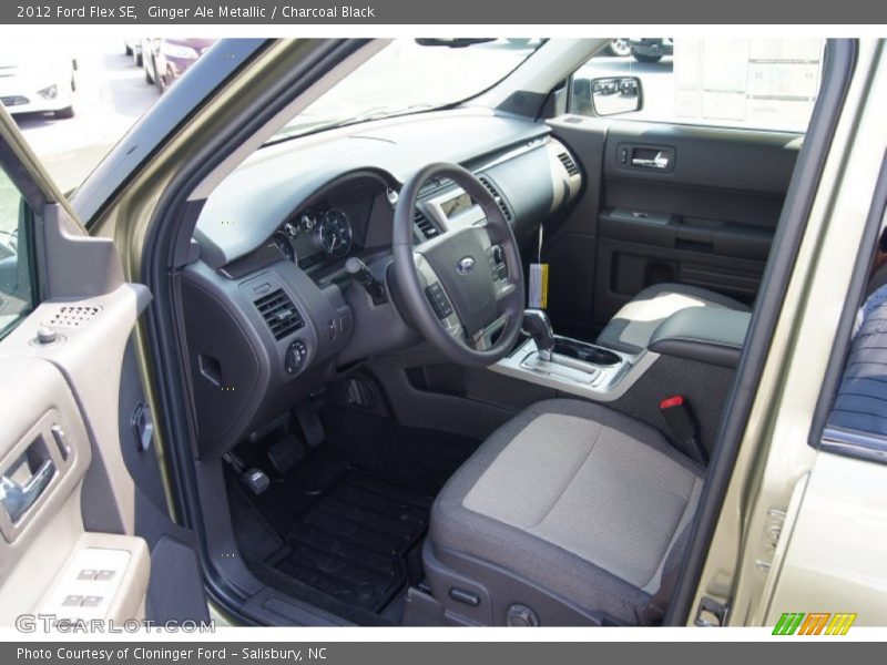 Ginger Ale Metallic / Charcoal Black 2012 Ford Flex SE