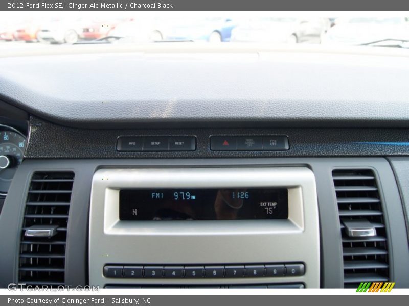 Ginger Ale Metallic / Charcoal Black 2012 Ford Flex SE