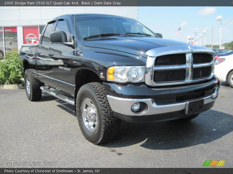 Black / Dark Slate Gray 2005 Dodge Ram 2500 SLT Quad Cab 4x4