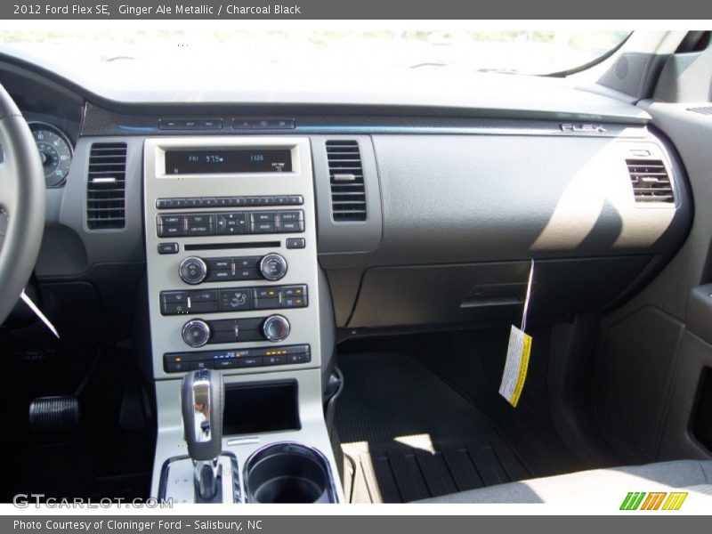 Ginger Ale Metallic / Charcoal Black 2012 Ford Flex SE