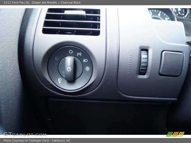 Ginger Ale Metallic / Charcoal Black 2012 Ford Flex SE