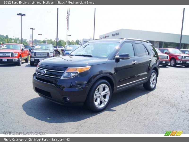 Front 3/4 View of 2012 Explorer Limited EcoBoost