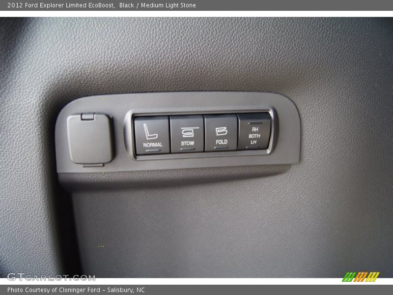 Controls of 2012 Explorer Limited EcoBoost