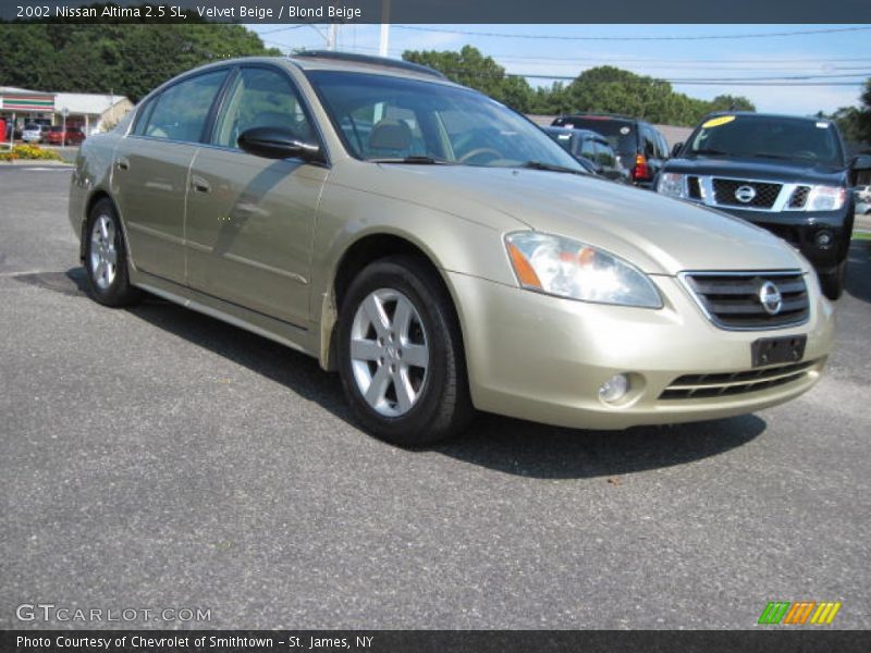 Velvet Beige / Blond Beige 2002 Nissan Altima 2.5 SL