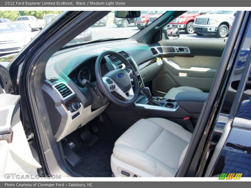  2012 Explorer Limited EcoBoost Medium Light Stone Interior