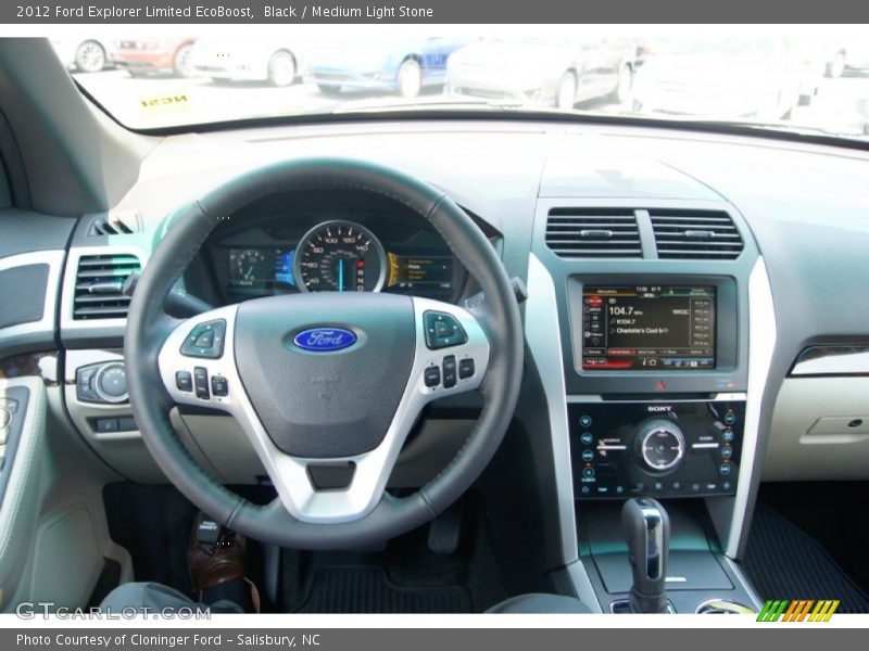 Dashboard of 2012 Explorer Limited EcoBoost