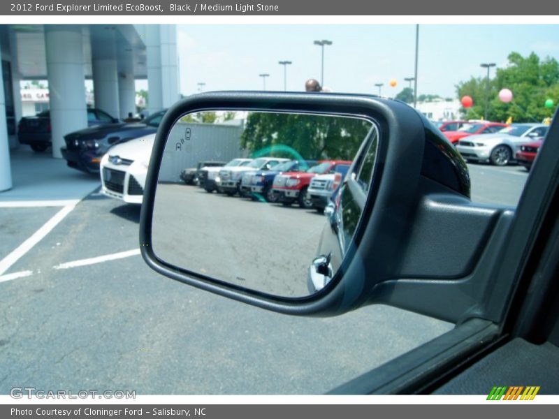 Black / Medium Light Stone 2012 Ford Explorer Limited EcoBoost