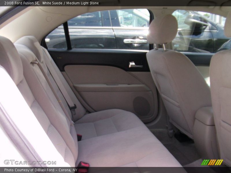 White Suede / Medium Light Stone 2008 Ford Fusion SE