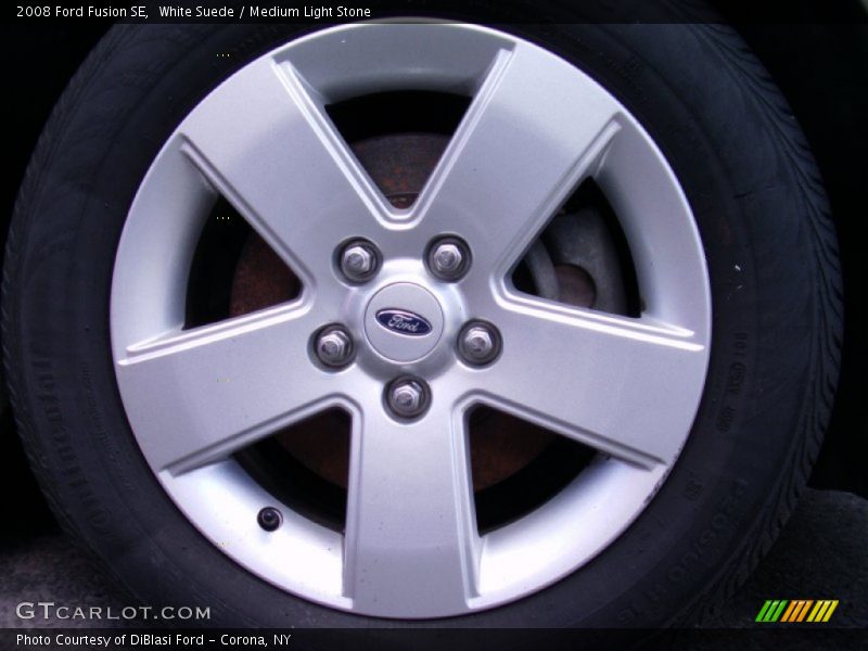 White Suede / Medium Light Stone 2008 Ford Fusion SE