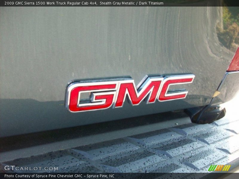 Stealth Gray Metallic / Dark Titanium 2009 GMC Sierra 1500 Work Truck Regular Cab 4x4