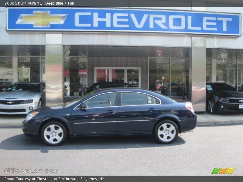 Deep Blue / Tan 2008 Saturn Aura XE