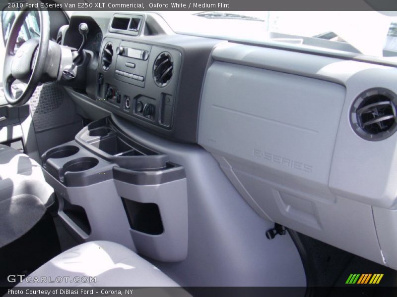 Oxford White / Medium Flint 2010 Ford E Series Van E250 XLT Commericial