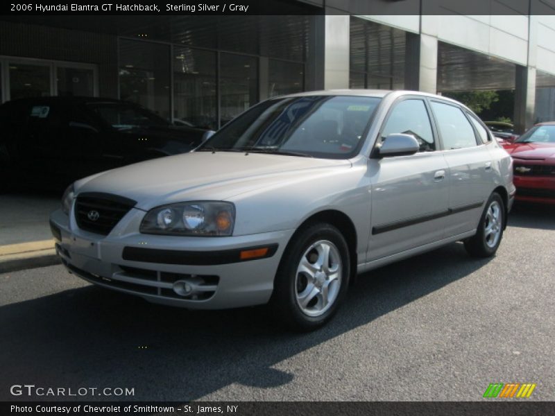 Sterling Silver / Gray 2006 Hyundai Elantra GT Hatchback