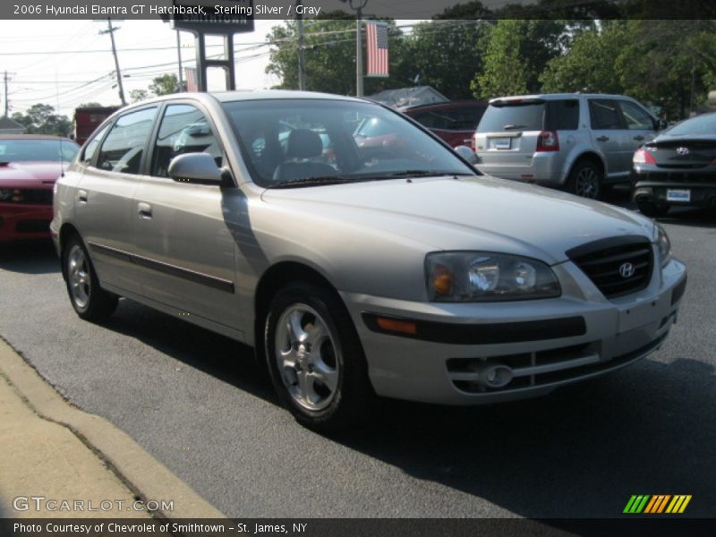 Sterling Silver / Gray 2006 Hyundai Elantra GT Hatchback