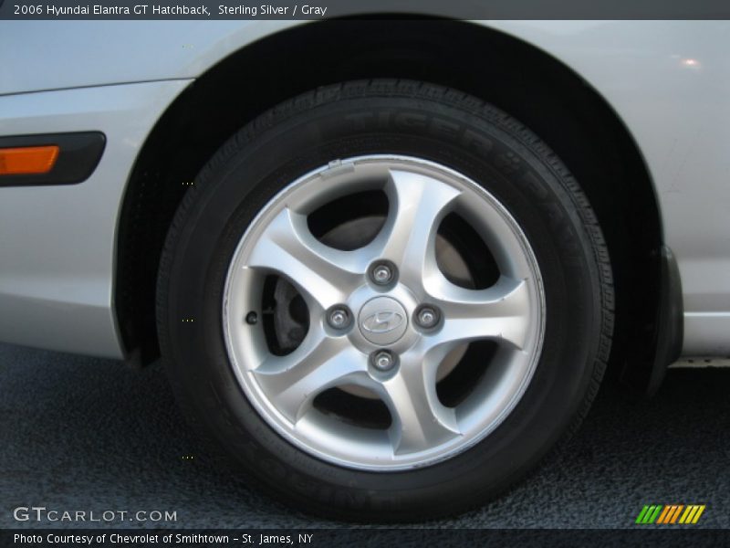 Sterling Silver / Gray 2006 Hyundai Elantra GT Hatchback