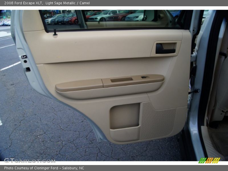 Light Sage Metallic / Camel 2008 Ford Escape XLT