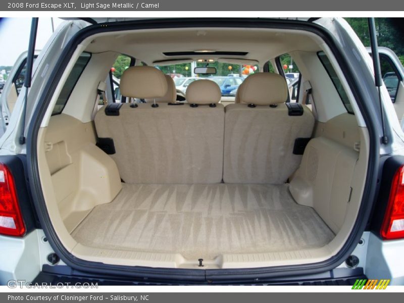 Light Sage Metallic / Camel 2008 Ford Escape XLT
