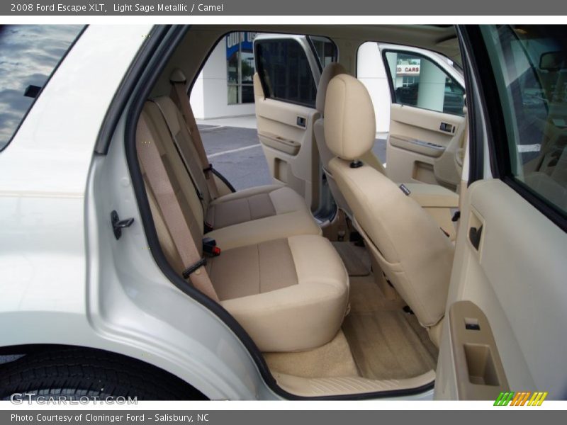 Light Sage Metallic / Camel 2008 Ford Escape XLT