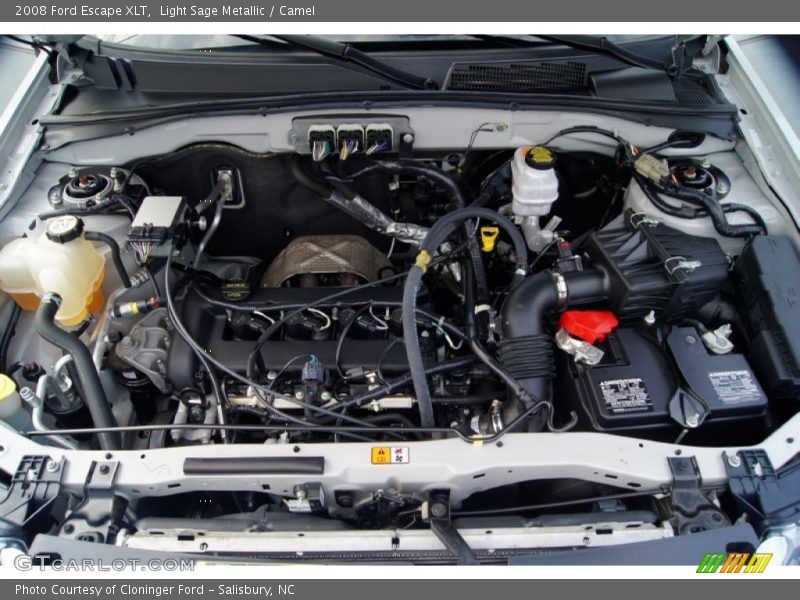 Light Sage Metallic / Camel 2008 Ford Escape XLT