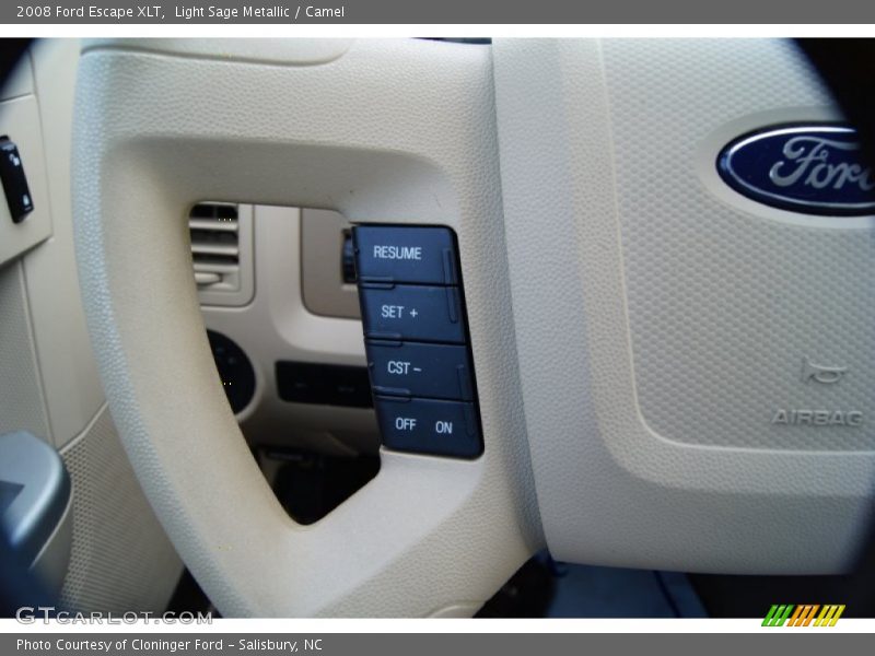 Light Sage Metallic / Camel 2008 Ford Escape XLT