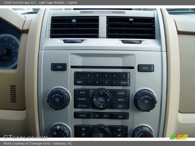 Light Sage Metallic / Camel 2008 Ford Escape XLT