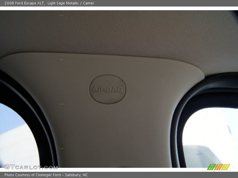 Light Sage Metallic / Camel 2008 Ford Escape XLT