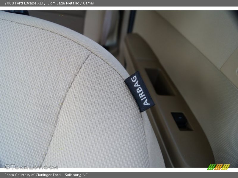 Light Sage Metallic / Camel 2008 Ford Escape XLT
