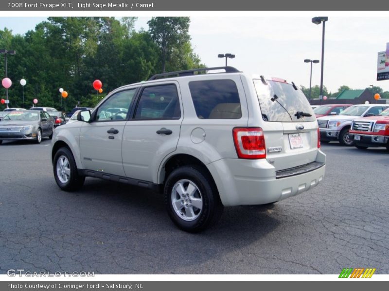 Light Sage Metallic / Camel 2008 Ford Escape XLT