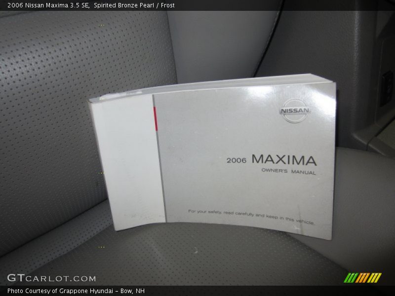 Spirited Bronze Pearl / Frost 2006 Nissan Maxima 3.5 SE