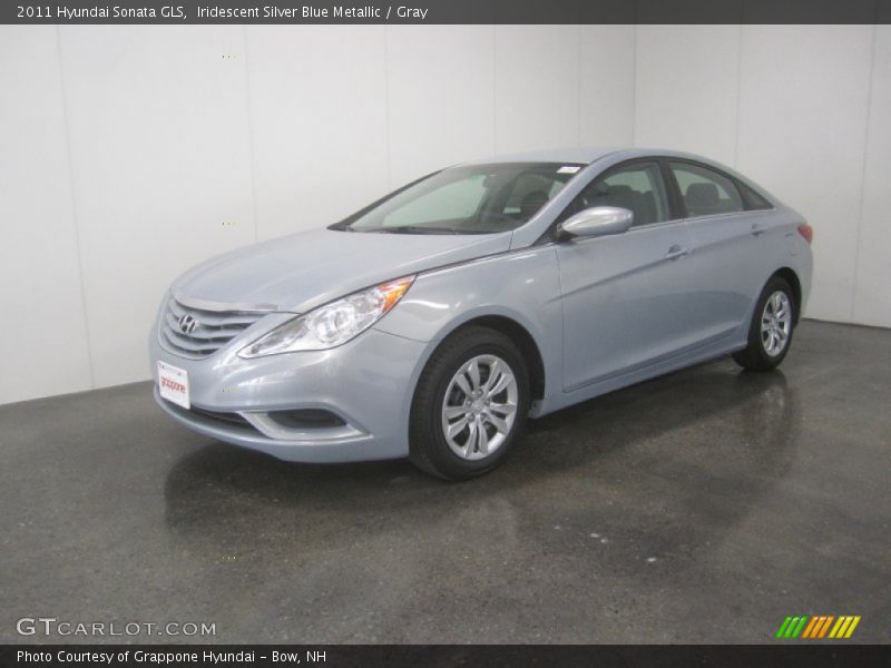 Iridescent Silver Blue Metallic / Gray 2011 Hyundai Sonata GLS