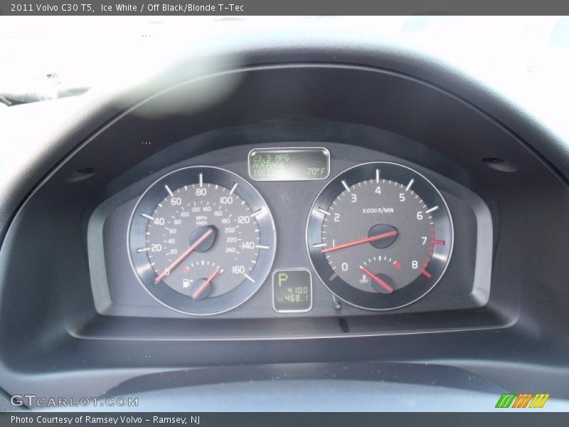 Ice White / Off Black/Blonde T-Tec 2011 Volvo C30 T5