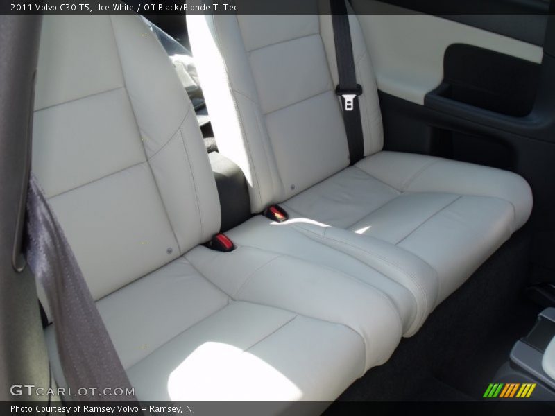 Ice White / Off Black/Blonde T-Tec 2011 Volvo C30 T5