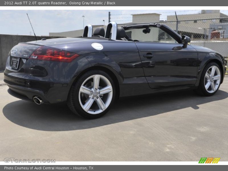 Oolong Gray Metallic / Black 2012 Audi TT 2.0T quattro Roadster