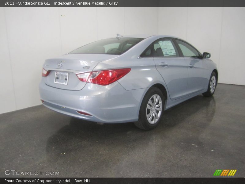 Iridescent Silver Blue Metallic / Gray 2011 Hyundai Sonata GLS