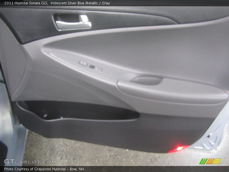 Iridescent Silver Blue Metallic / Gray 2011 Hyundai Sonata GLS