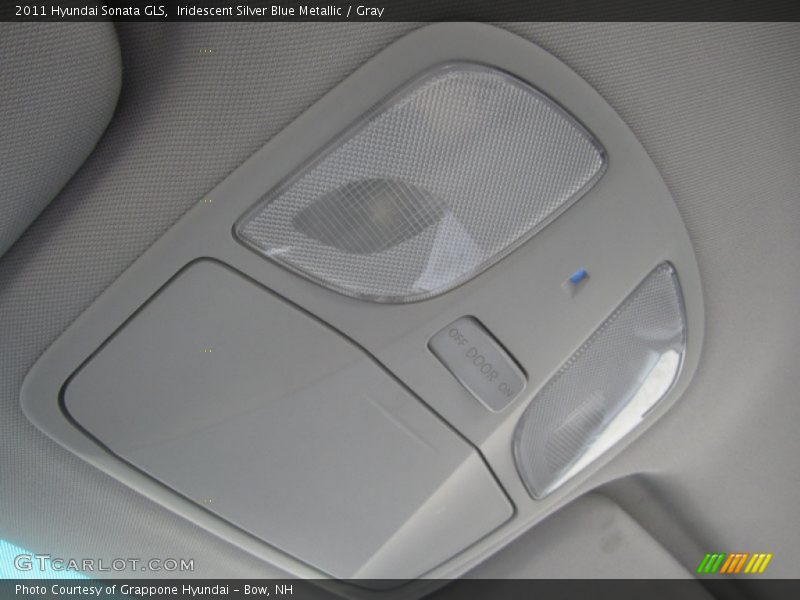 Iridescent Silver Blue Metallic / Gray 2011 Hyundai Sonata GLS