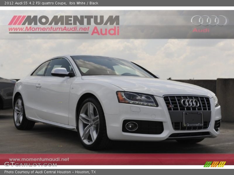 Ibis White / Black 2012 Audi S5 4.2 FSI quattro Coupe