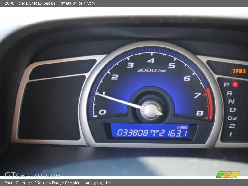 Taffeta White / Ivory 2008 Honda Civic EX Sedan