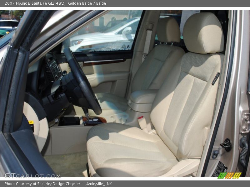Golden Beige / Beige 2007 Hyundai Santa Fe GLS 4WD