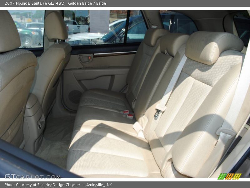 Golden Beige / Beige 2007 Hyundai Santa Fe GLS 4WD
