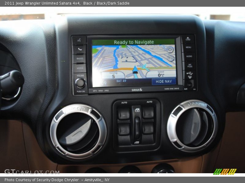 Black / Black/Dark Saddle 2011 Jeep Wrangler Unlimited Sahara 4x4