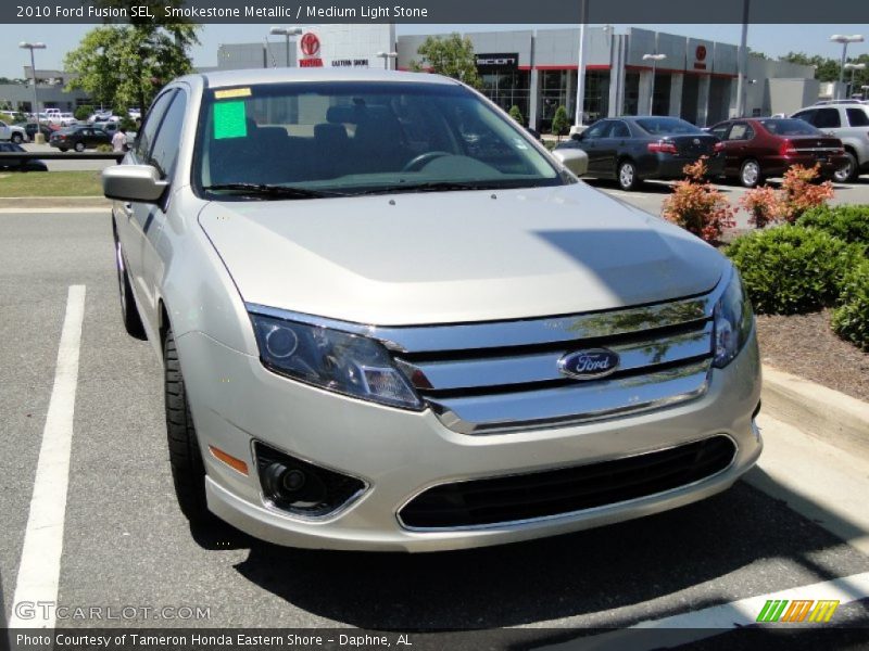 Smokestone Metallic / Medium Light Stone 2010 Ford Fusion SEL