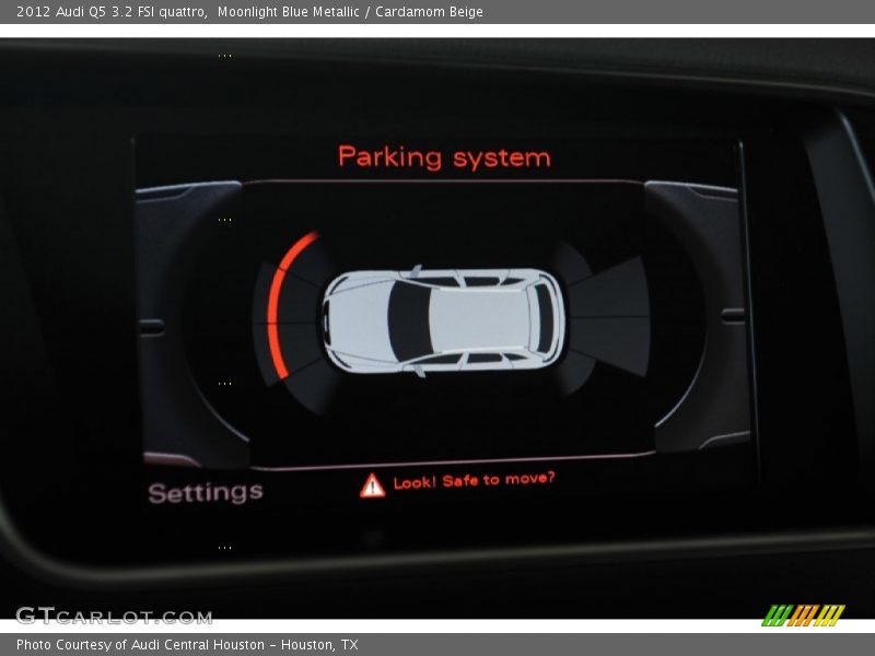Moonlight Blue Metallic / Cardamom Beige 2012 Audi Q5 3.2 FSI quattro